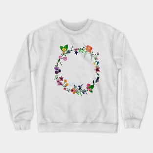 Floral Wreath Crewneck Sweatshirt
